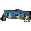 ARCTIC Liquid Freezer II 420 A-RGB Sistema di Raffreddamento PC Dissipatore Liquido ad Acqua per CPU AIO con A-RGB, pompa controllata PWM, velocità della ventola: 200-1900 RPM, LGA1700 compatibile