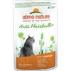 Almo Nature Anti Hairball Cibo Umido per Gatti - Pollo - 10x70 gr