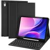 AXFEE Tastiera e Custodia iPad 10 Generazione, Touchpad Intelligente, Cover con Tastiera iPad 10 Generazione 10.9" 2022, Rimovibile Italiano Bluetooth Tastiera, Custodia con Supporto Pencil, Nero