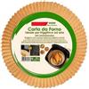 50 Fogli Carta Da Forno Per Friggitrice Ad Aria In Foglio Tonda 16x4,5cm