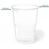 Aristea 50 Bicchieri Plastica Semirigida Kristal Da 300 Ml - Aristea - Eleganza E Resistenza - Aristea