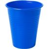 50 Bicchieri In Plastica Blu Da 200 Ml