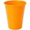 50 Bicchieri In Plastica Arancio Da 200 Ml