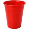 50 Bicchieri In Plastica Rosso Da 200 Ml