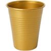 50 Bicchieri In Plastica Oro Da 200 Ml