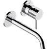 BOSSINI - TEO miscelatore monocomando lavabo a parete con incasso - Z00730+Z00801 : Finitura - Nichel Spazzolato