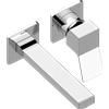 BOSSINI - AKI miscelatore monocomando a parete + corpo incasso - Z00731 + Z00801 : Finitura - Nichel Spazzolato