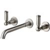 BOSSINI - LIBERTY batteria lavabo incasso a parete a 3 fori - Z001303 : Finitura - Nichel Spazzolato