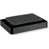 Newform - X Sense Porta sapone a muro [ceramica nera] - 62901