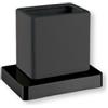Newform - X Sense Bicchiere da appoggio [ceramica nera] - 62956