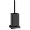 Newform - X Sense Porta scopino da appoggio [ceramica nera] - 62966