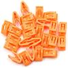 A ABSOPRO Console Fermo Cruscotto Rivestimento Clip Fissaggio Arancione (Set di 25)