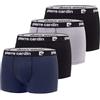 pierre cardin underwear Pierre Cardin Boxer Uomo 100% Cotone, Mutande Uomo, set di 4, Rosso Nero, Blu, Taglie M