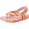 Fitflop iQUSHION Kids Toddler Swirly Ergonomic Flip-Flops, Sandali, Pink, 23 EU
