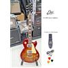 EKO LS300 Cherry Sunburst CHITARRA ELETTRICA tipo LES PAUL con TRACOLLA e CAVO