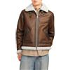 JACK & JONES Jorcole Aviator-Giacca, Marrone Cioccolato, S Uomo