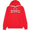 Champion Legacy Graphic Shop Authentic (220245) -Soft Compact Powerblend Fleece Felpa con Cappuccio, Vermiglione (CRD), XS Uomo