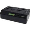 StarTech.com Docking Station per Hard Disk a 4 Slot - Duplicatore ed Eraser USB 3.0/eSATA per SSD/HDD SATA - Dock Standalone