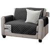 JEMIDI Copridivano con Braccioli - Copri Divano Trapuntato - Copridivani con Tasche Laterali - Copri Divani Moderni - Copertura Poltrona Sofa Lavabile
