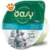 Oasy Cat More Love Green Cup Tonno con Canestrello - Vaschetta da 70 Gr