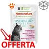 Almo Nature Cat HFC Hydration Help Brodo di Salmone con Filetti di Salmone - Bustina Da 50 Gr - CONFEZIONE RISPARMIO