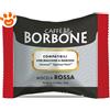 BORBONE Caffè Miscela ROSSO - Caffè in Capsule Compatibili con Espresso Point - Confezione Da 50 Capsule