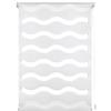 Decorblind | Tenda avvolgibile notte e giorno, doppio strato, senza attrezzi e senza trapano, misura della tenda: 62 x 150 cm larghezza x lunghezza/misura del tessuto: 59 x 145 - Tenda colore bianco,