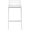 Hay - Sgabello alto impilabile Hee - Bianco - Acciaio laccato - Designer Hee Welling