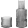 Ferm Living - Caraffa Ripple - Trasparente - Vetro soffiato a bocca - Designer Trine Andersen