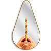 Seletti - Specchio murale Toilet Paper - Oro - MDF - Designer Pierpaolo Ferrari