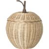 Ferm Living - Cestino Kids - Legno naturale - Midollino - Designer Trine Andersen