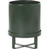 Ferm Living - Vaso per fiori Bau - Verde - Acciaio galvanizzato - Designer Herman Studio
