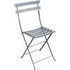 Fermob - Sedia pieghevole Bistro - Grigio - Acciaio laccato - Designer Studio Fermob