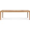 Ethnicraft - Tavolo rettangolare Bok OUTDOOR - Legno naturale - Teak massello - Designer Alain van Havre