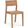 Ethnicraft - Sedia EX - Legno naturale - Teak massello - Designer Alain van Havre