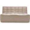 Ethnicraft - Divano 2 posti N701 - Beige - Espanso - Designer Jacques Deneef