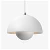 tradition &tradition - Sospensione FlowerPot - Bianco - Alluminio laccato - Designer Verner Panton