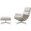Vitra - Poltrona imbottita Grand Relax - Beige - Piumino - Designer Francisco Gomez Paz
