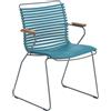 Houe - Poltrona Click - Blu - Bambù - Designer Henrik Pedersen