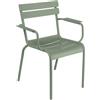 Fermob - Poltrona impilabile Luxembourg - Verde - Alluminio laccato - Designer Frédéric Sofia