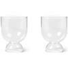 Ferm Living - Bicchiere Still - Trasparente - Vetro soffiato a bocca - Designer Trine Andersen