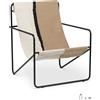 Ferm Living - Poltrona Désert - Beige - Tessuto riciclato - Designer Trine Andersen