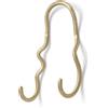 Ferm Living - Appendiabiti Curvature - Metallo - Ottone massiccio - Designer Trine Andersen
