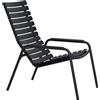 Houe - Poltrona lounge ReCLIPS - Nero - Plastica riciclata - Designer Henrik Pedersen