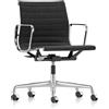 Vitra - Poltrona a rotelle Eames Aluminium - Nero - Designer Charles & Ray Eames