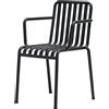Hay - Poltrona impilabile Palissade - Nero - Acciaio laccato epossidico - Designer Ronan & Erwan Bouroullec