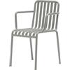 Hay - Poltrona impilabile Palissade - Grigio - Acciaio laccato epossidico - Designer Ronan & Erwan Bouroullec