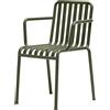Hay - Poltrona impilabile Palissade - Verde - Acciaio laccato epossidico - Designer Ronan & Erwan Bouroullec