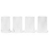 Ferm Living - Bicchiere da liquore 14 cl - Set di 4 Vetro striato Ripple - Trasparente - Vetro soffiato a bocca - Designer Trine Andersen