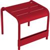 Fermob - Tavolino d'appoggio Luxembourg - Rosso - Alluminio laccato - Designer Frédéric Sofia